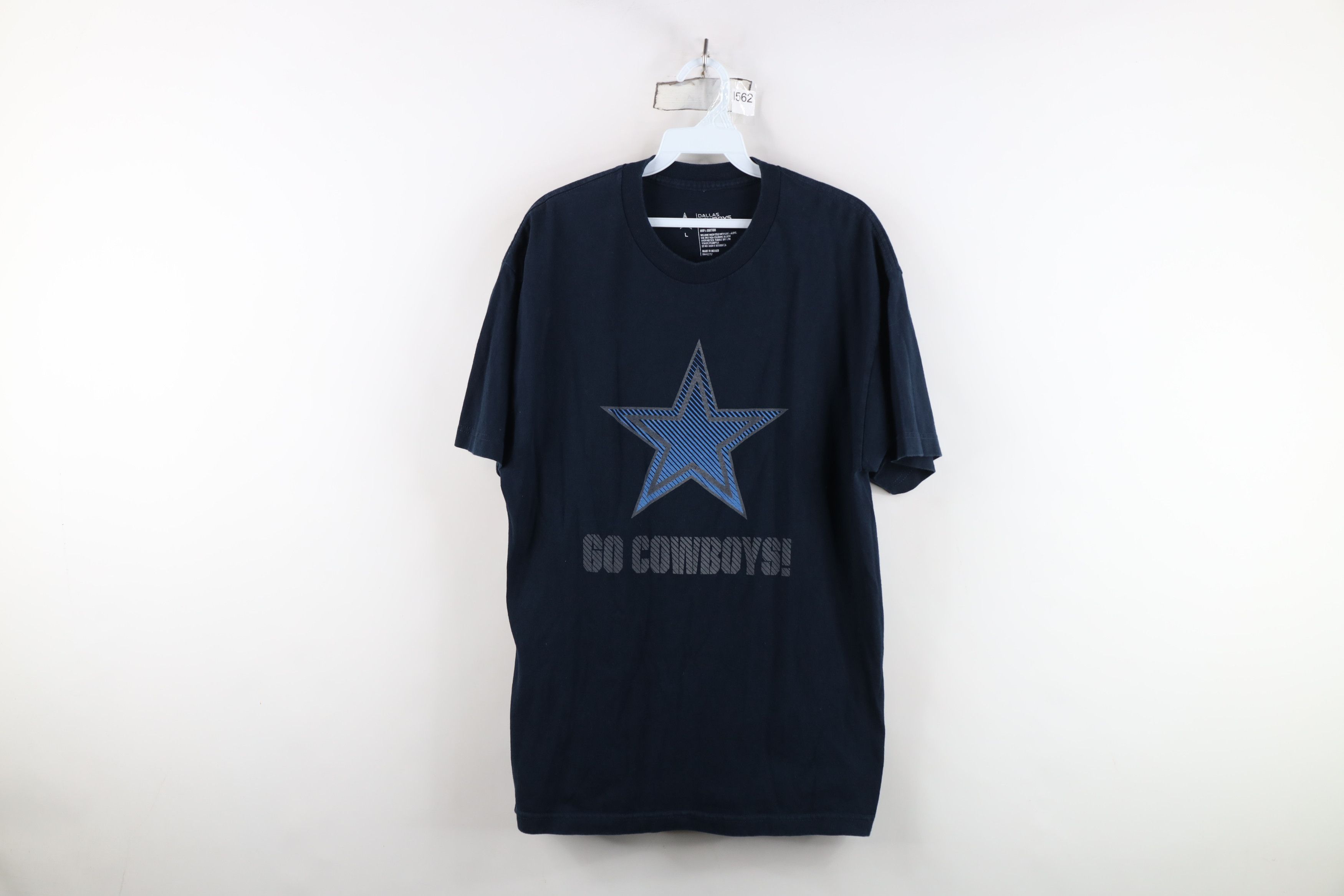 Vintage Y2K NFL Season Dallas Cowboys Football Short Sleeve T-Shirt Size US L / EU 52-54 / 3 - 1 Thumbnail