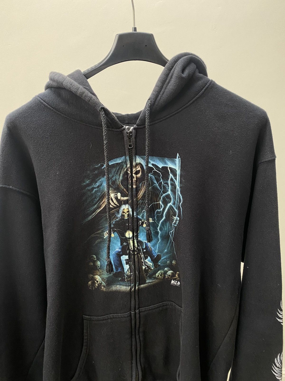 Other Vintage Wild Overprinted Hoodie Skull Size US XL / EU 56 / 4 - 5 Thumbnail
