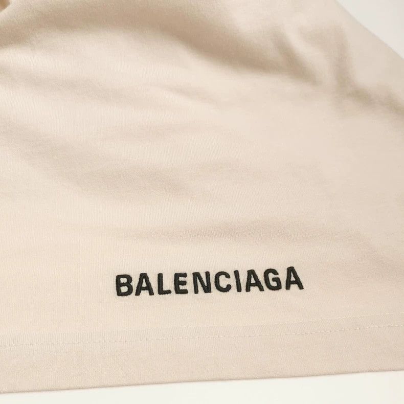 Balenciaga Balenciaga Beige short-sleeved T-shirt Size US M / EU 48-50 / 2 - 3 Thumbnail