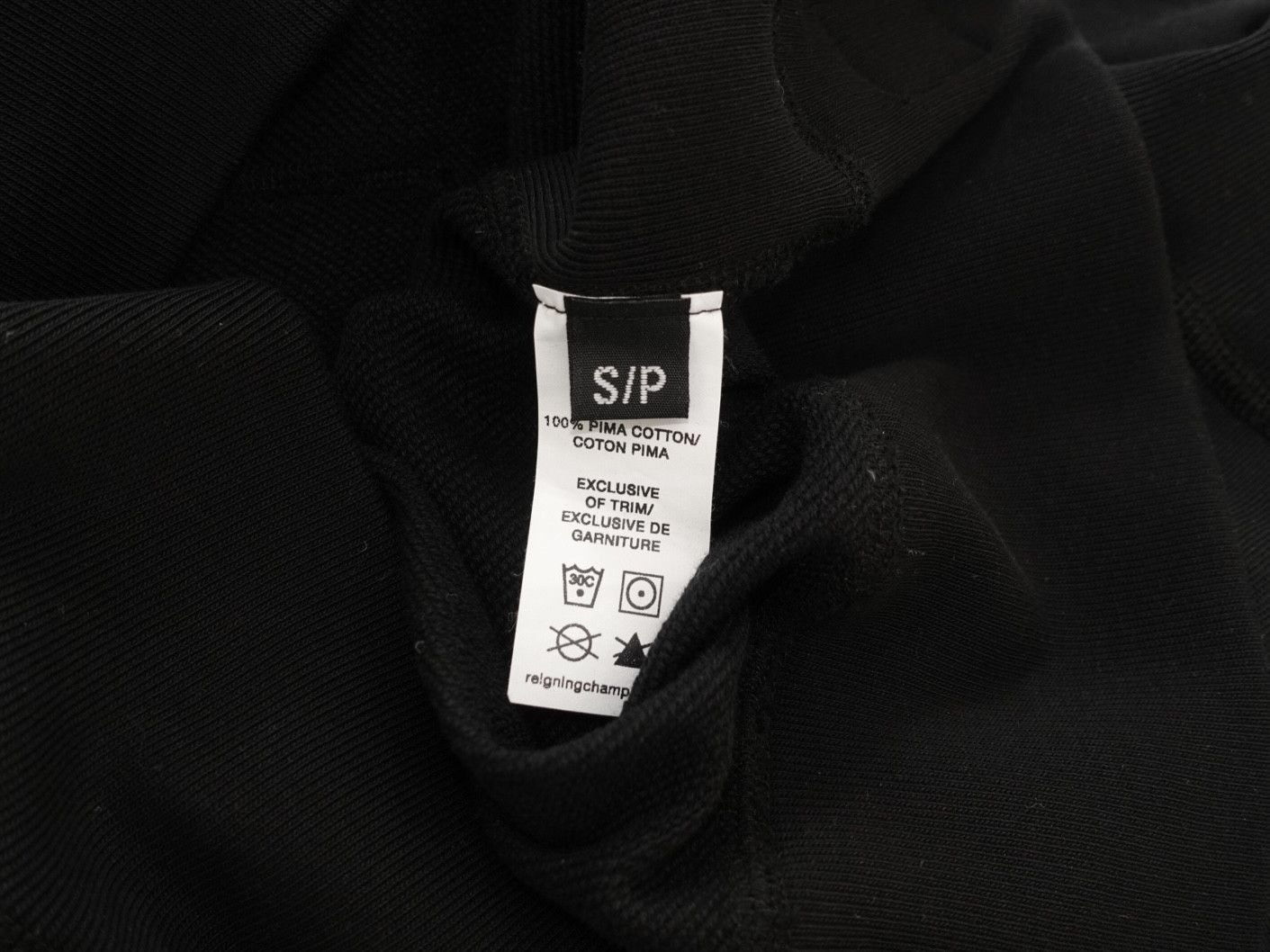 Reigning Champ Black Lightweight Classic Terry Full Zip Hoodie - S Size US S / EU 44-46 / 1 - 4 Thumbnail