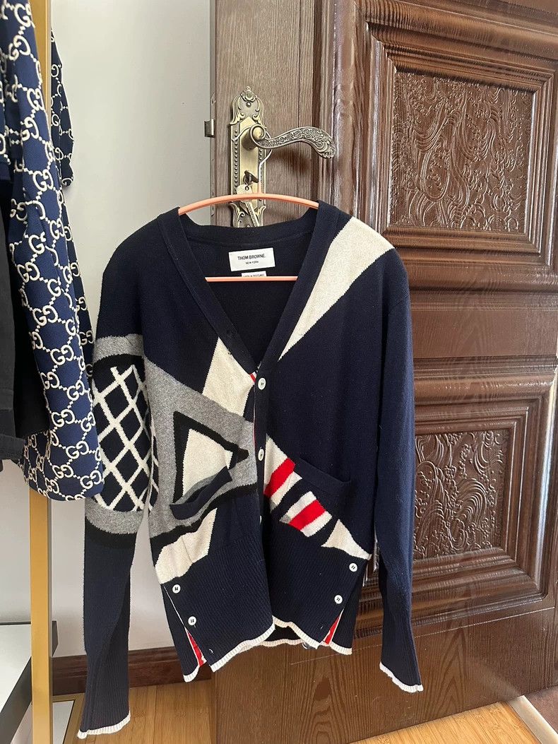 Thom Browne Thom Browne Cashmere cardigan Size US M / EU 48-50 / 2 - 1 Thumbnail