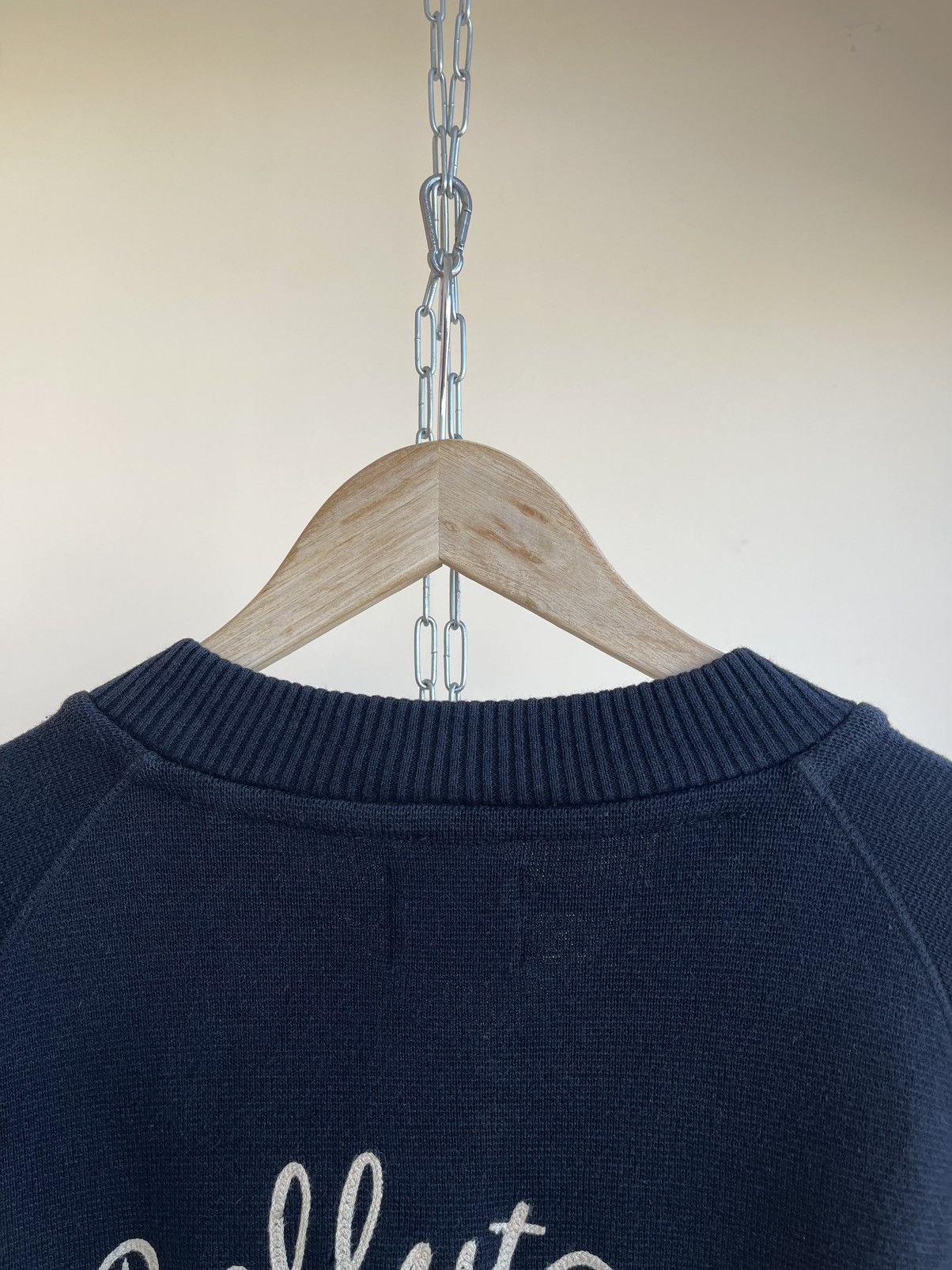 Japanese Brand Old Crow Speed Shop Glad Hand Belly Tank Knit Blouson Jacket Size US XL / EU 56 / 4 - 7 Thumbnail