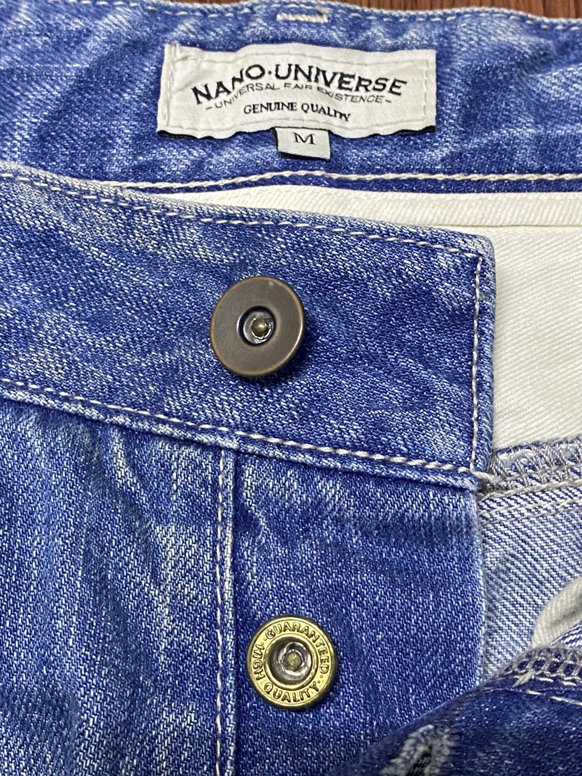 Japanese Brand Vintage Japan Nano Universe Dirty Mud Wash Distressed Jeans Size US 32 / EU 48 - 12 Thumbnail