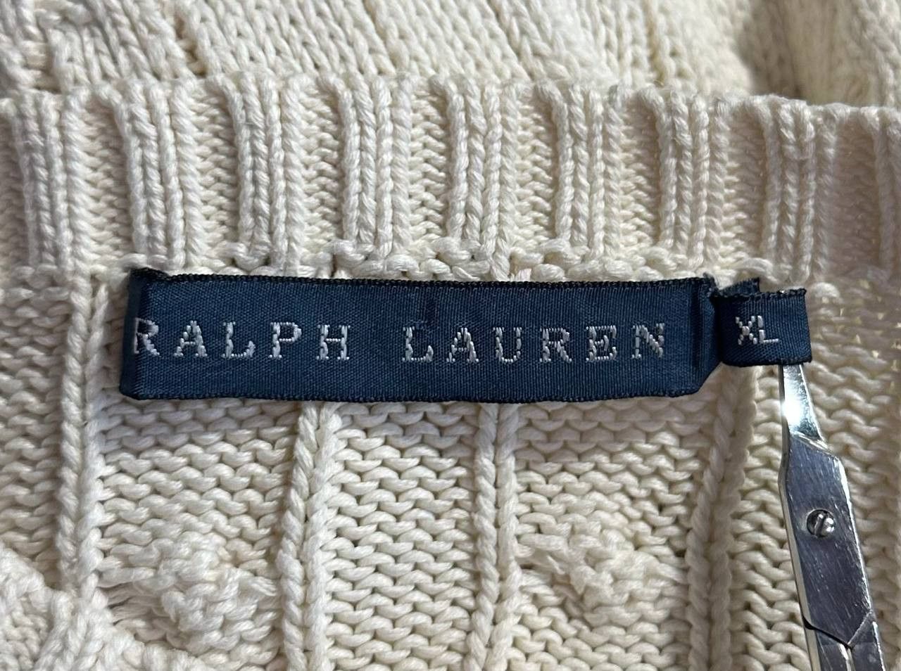 Polo Ralph Lauren × Ralph Lauren Polo Ralph Lauren Sweater Cable-Knit Pullover Preppy classic Size XL / US 12-14 / IT 48-50 - 6 Thumbnail