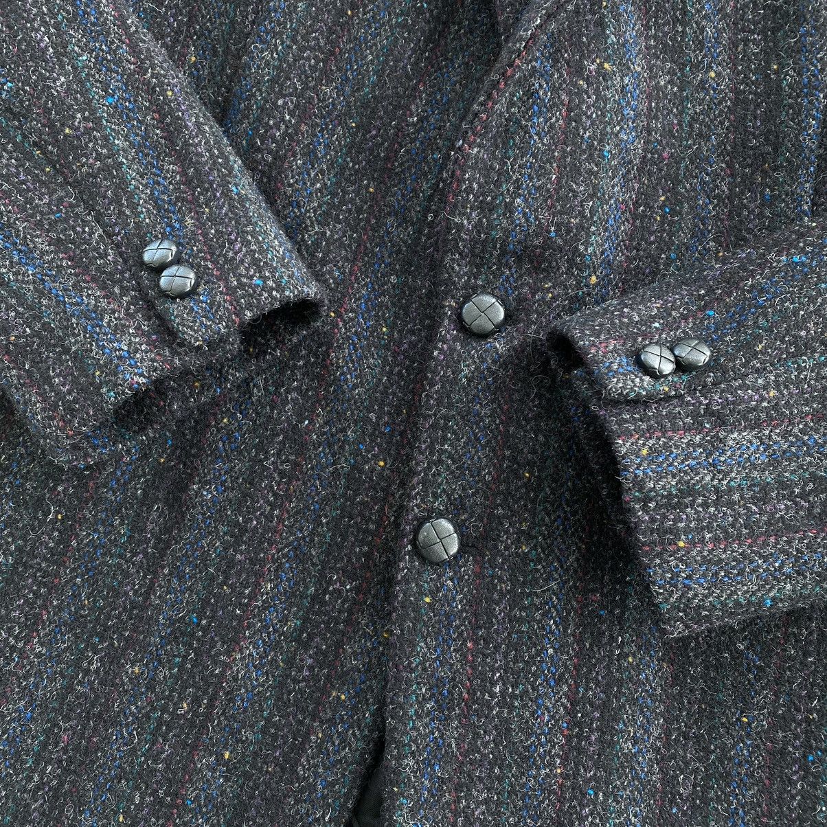 Harris Tweed HARRIS TWEED Striped Wool Blazer Size 48R - 8 Thumbnail