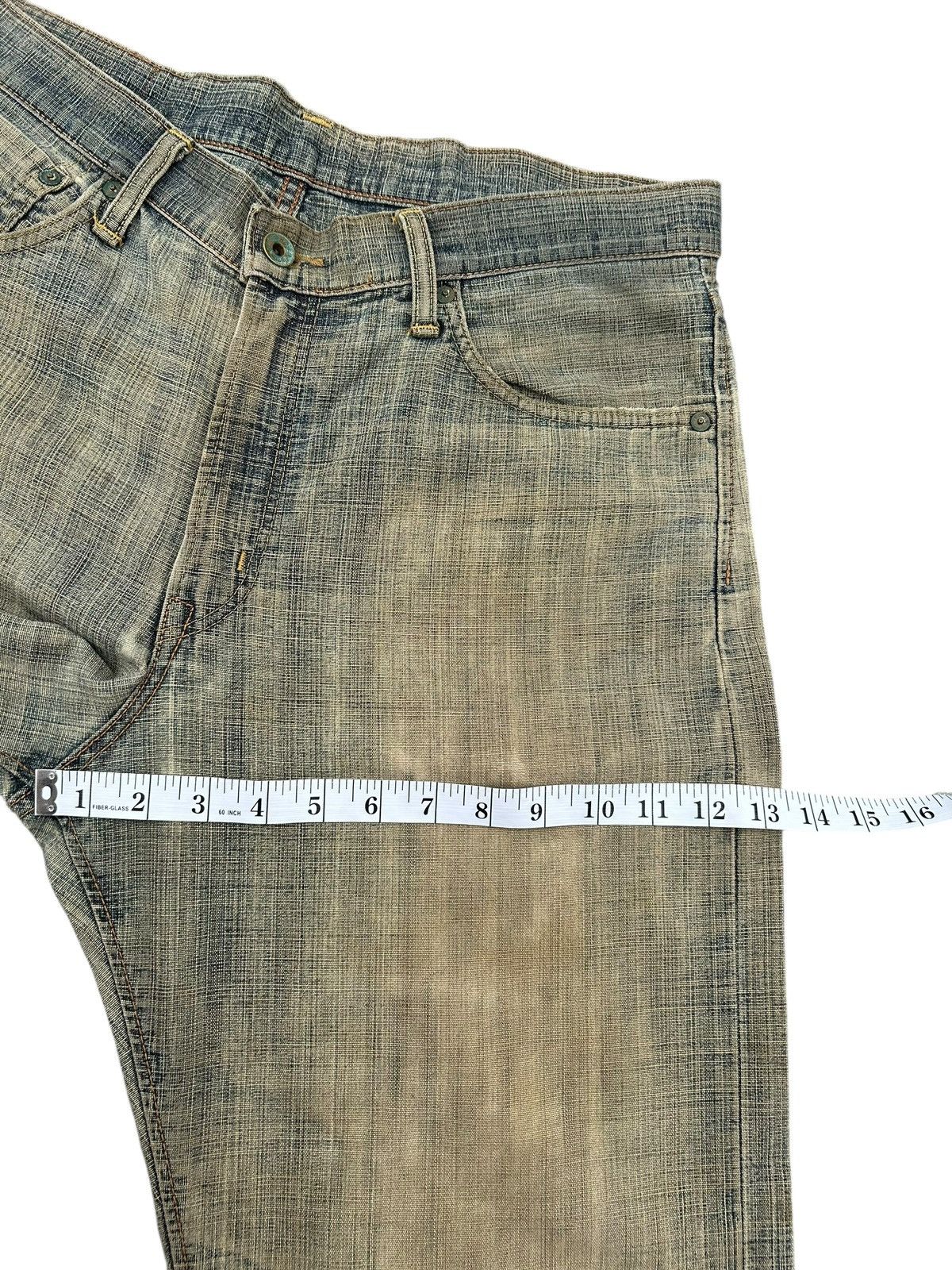 Kapital Vintage Edwin 505ZX Selvedge Sunfaded Rusty Dirty Denim Jean Size US 34 / EU 50 - 22 Thumbnail
