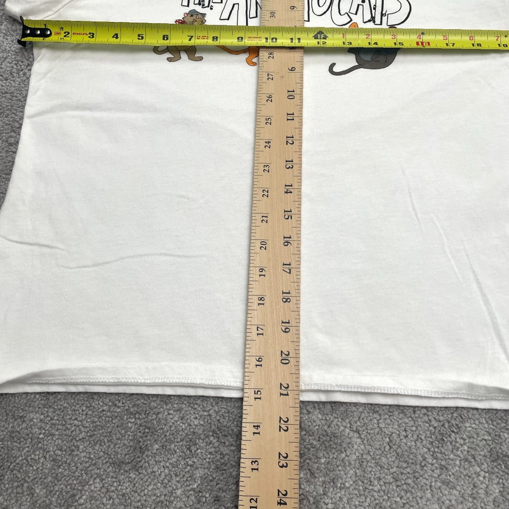 Disney Disney The Aristocats Graphic T-Shirt Womens L White Short Sleeve Crew Tee Size L / US 10 / IT 46 - 7 Thumbnail