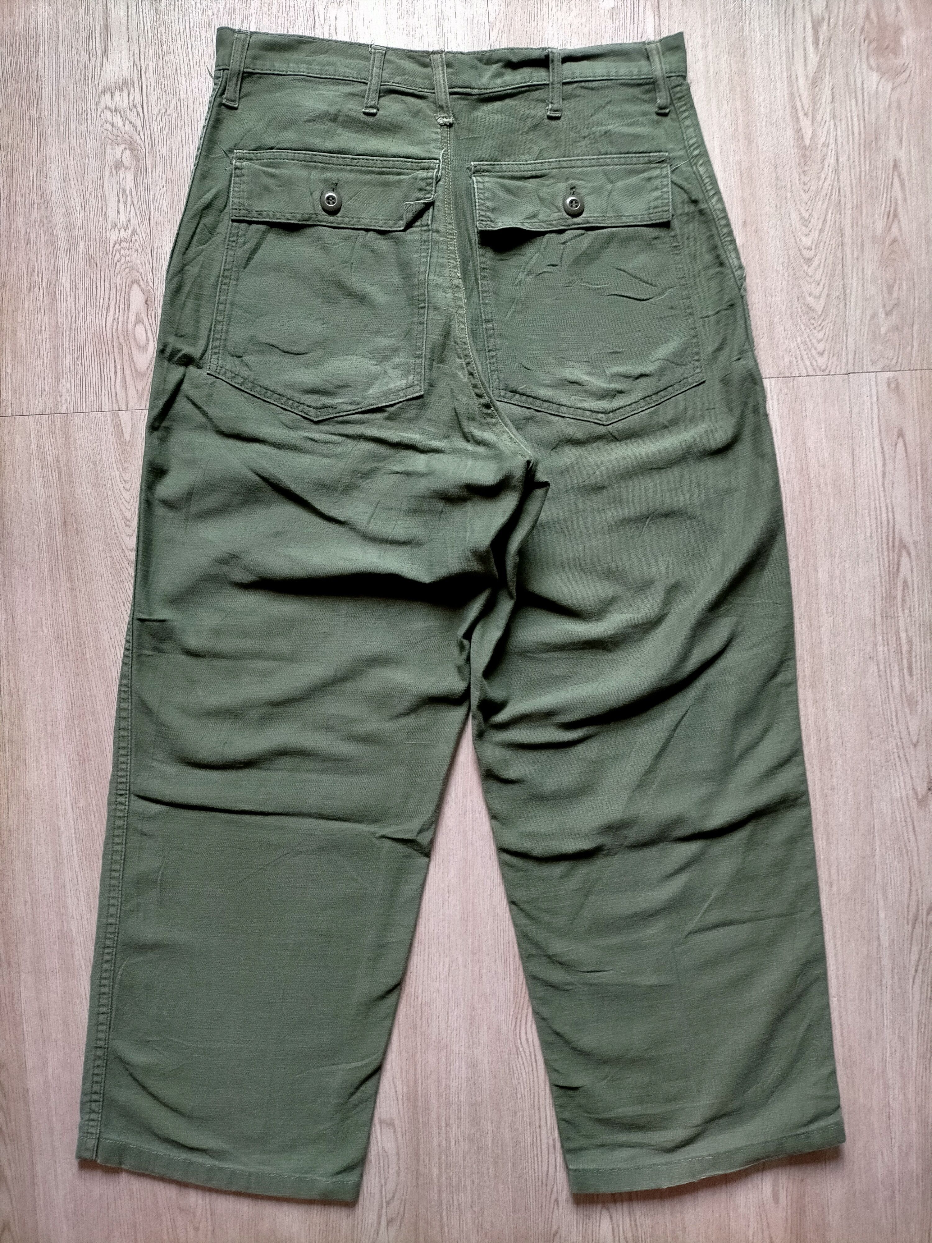 Army Of Me Vintage 60s Us Military OG 107 trouser pants Size US 32 / EU 48 - 2 Thumbnail