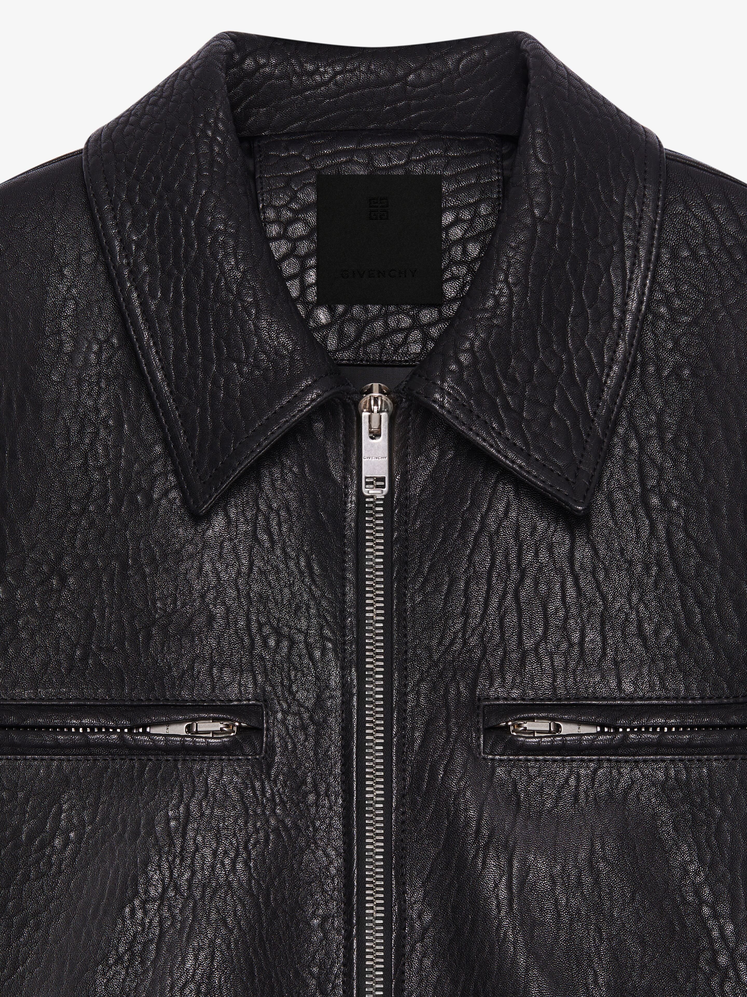 Givenchy o1w1db10925 Leather Biker Jacket in Black Size US M / EU 48-50 / 2 - 5 Thumbnail
