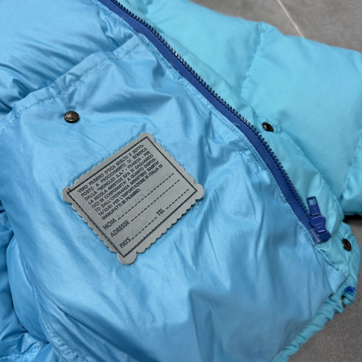 Moncler Grenoble Vintage Moncler Grenoble Down Vest Jacket Retro Blue Size 1 Size US S / EU 44-46 / 1 - 17 Thumbnail
