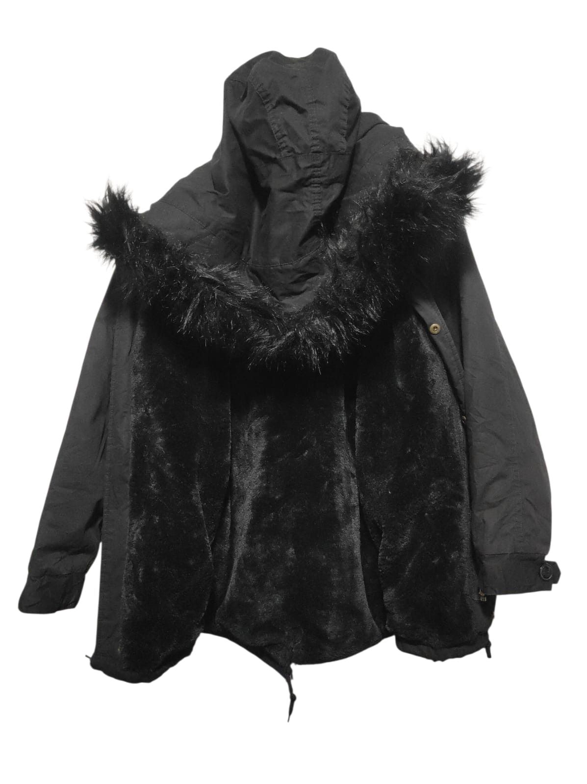 14th Addiction Top Queen Sherpa Fur Parka Hoodie Jacket LGB style Size US M / EU 48-50 / 2 - 2 Thumbnail