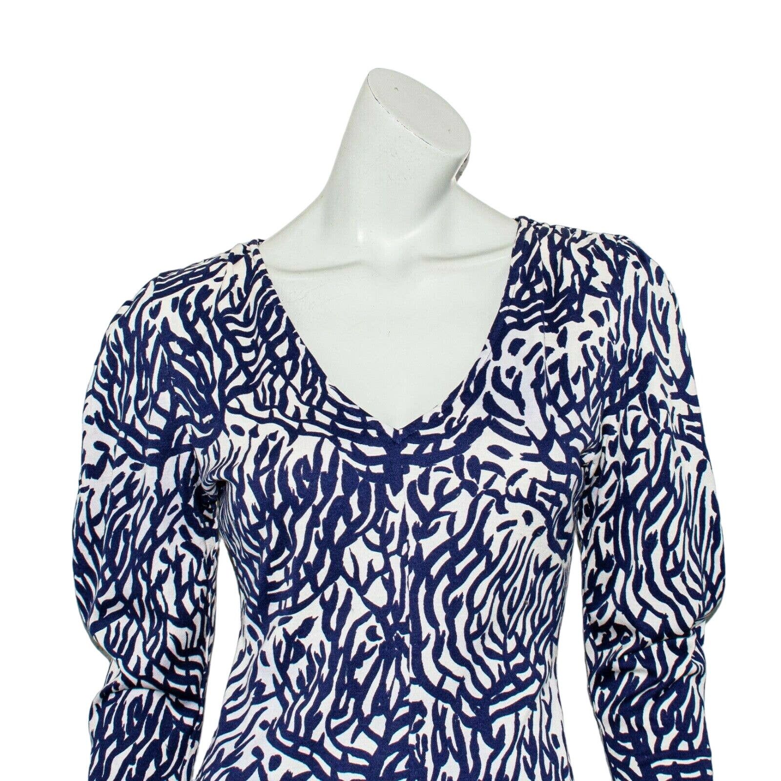 Missoni MISSONI Women's Pullover Blouse blue print Made in Italy Size S / US 4 / IT 40 - 8 Thumbnail