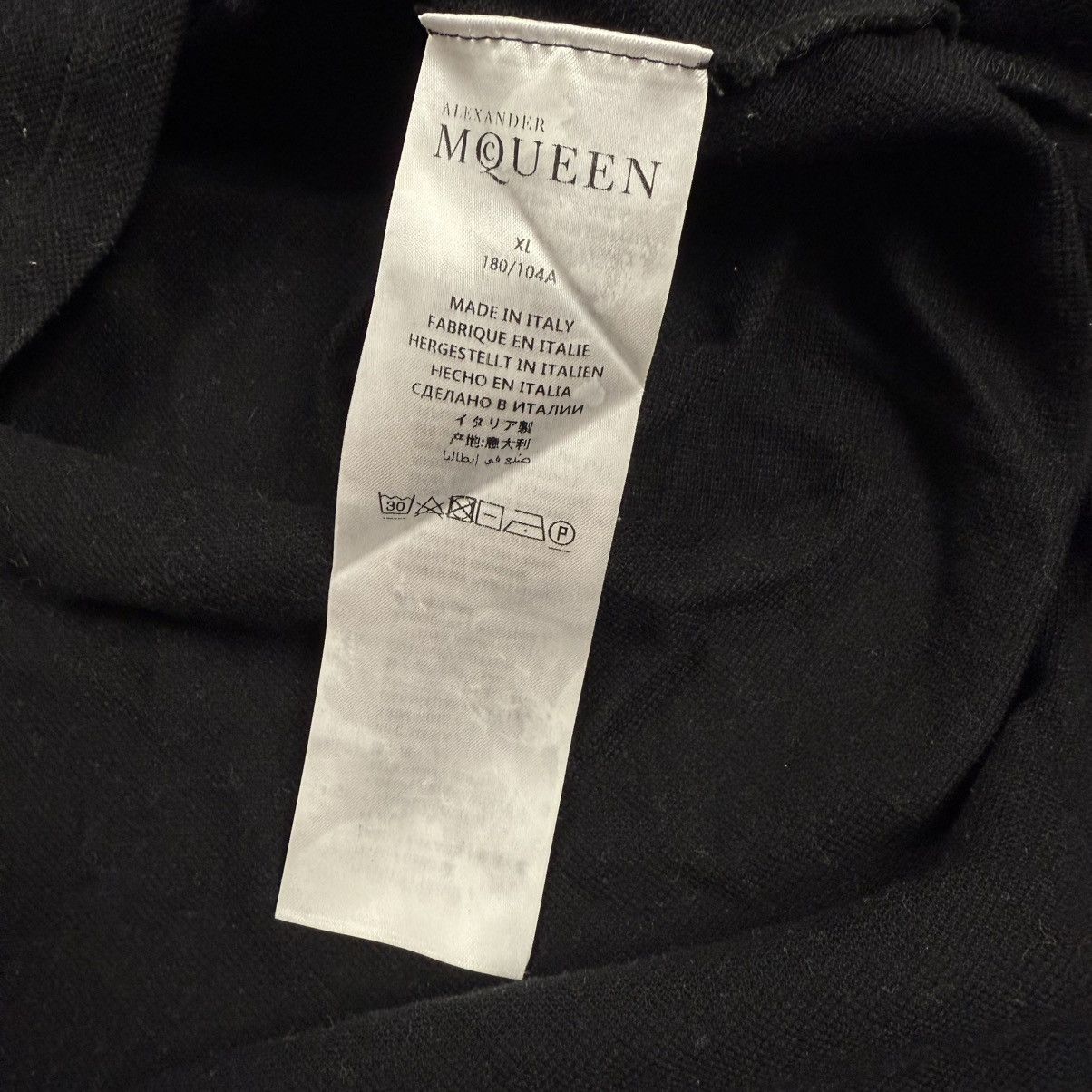 Alexander McQueen ALEXANDER MCQUEEN Dancing Skeleton honeycomb polo Size US XL / EU 56 / 4 - 5 Thumbnail