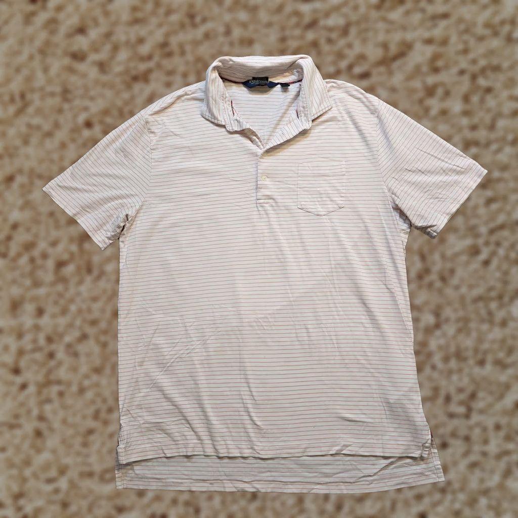 Polo Ralph Lauren Polo Ralph Lauren Shirt Mens Size Large Orange Performace Stretch Lisle Golf Polo Shirt Size US L / EU 52-54 / 3 - 1 Thumbnail