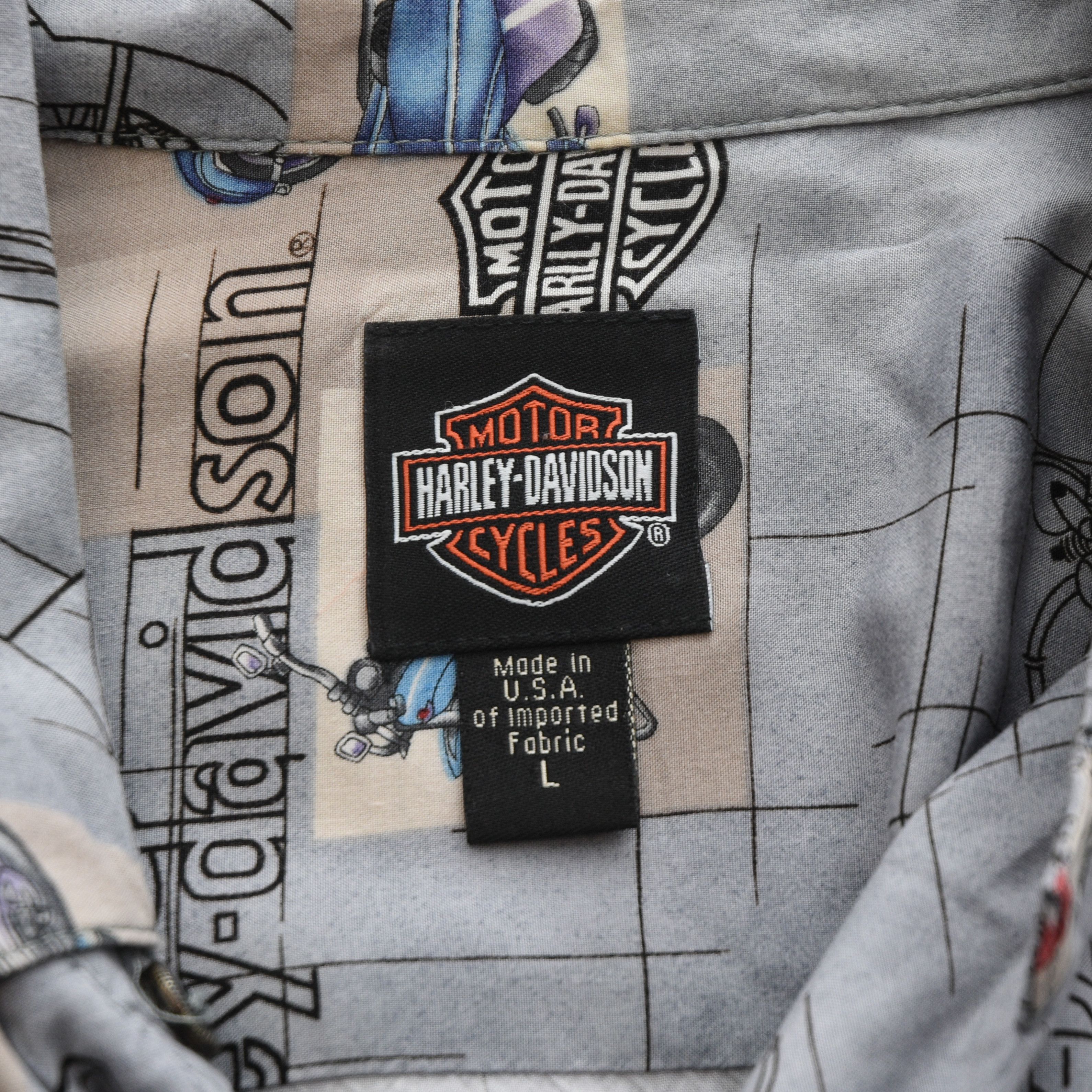 Harley Davidson Harley Davidson Tori Richard Hawaiian AOP Motorcycle Shirt Size US L / EU 52-54 / 3 - 7 Thumbnail