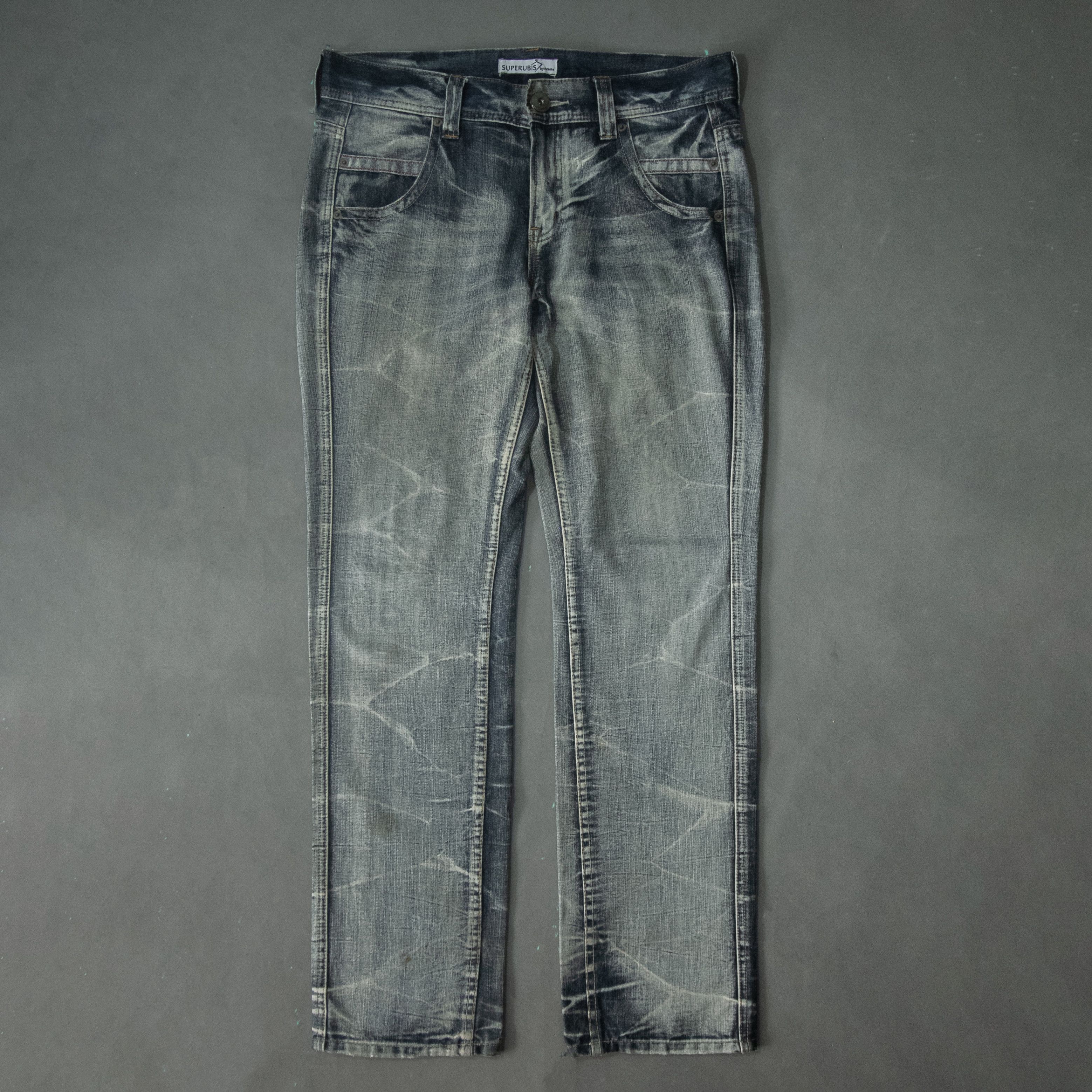 Japanese Brand Unique Jeans Superubis by Valletta Size US 34 / EU 50 - 2 Thumbnail