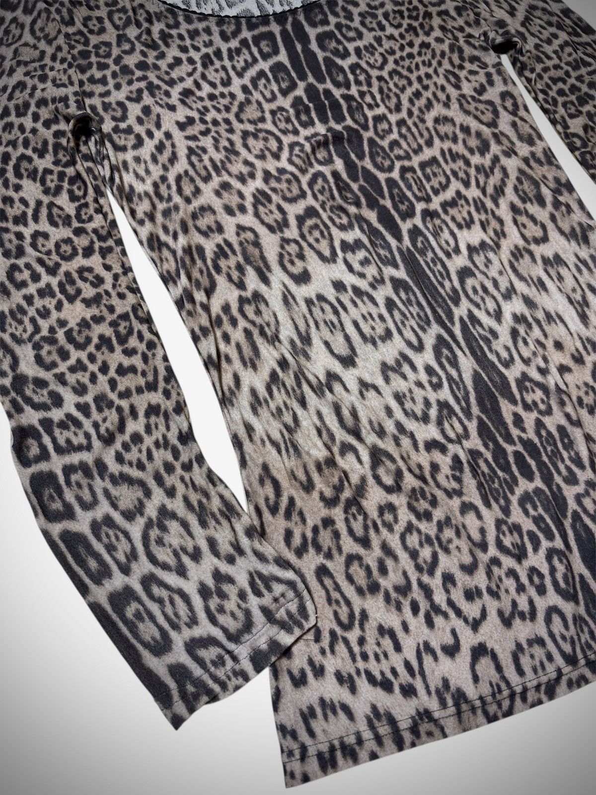 Roberto Cavalli Roberto Cavalli - Leopard Underwear Tee Size M / US 6-8 / IT 42-44 - 3 Thumbnail