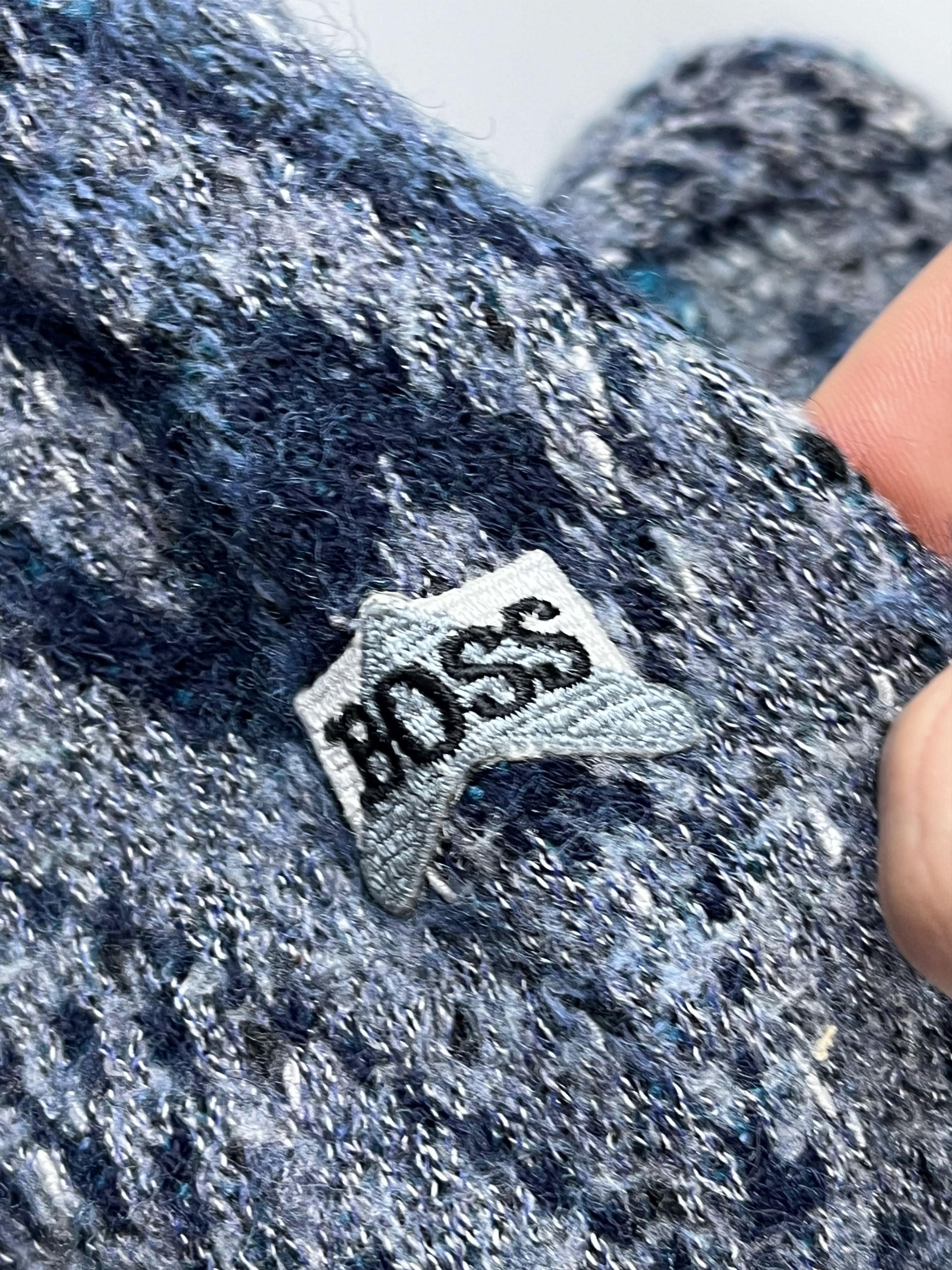 Hugo Boss × Vintage Rare Hugo Boss 90s Knited Sweater Size US L / EU 52-54 / 3 - 4 Thumbnail