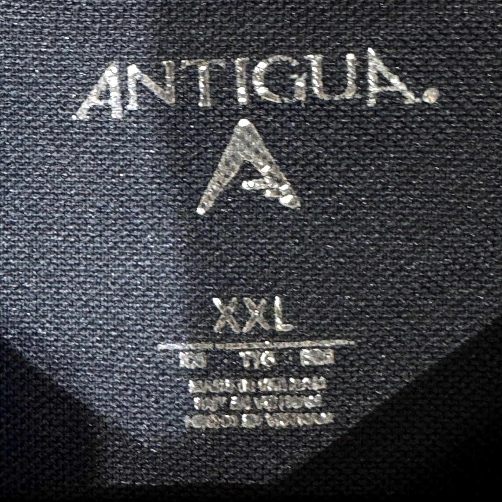 Vintage Antigua Men’s Polo Shirt 2XL Black Golf Short Sleeve Collared Performance M668 Size US XXL / EU 58 / 5 - 6 Thumbnail