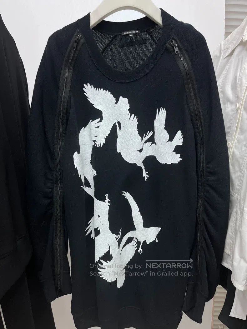 Ann Demeulemeester ANN DEMEULEMEESTER Cotton Sweatshirt. Size US XS / EU 42 / 0 - 1 Thumbnail