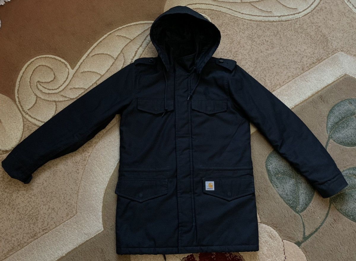 image of Carhartt Detroit Jacket in Black, Men's (Size Small)