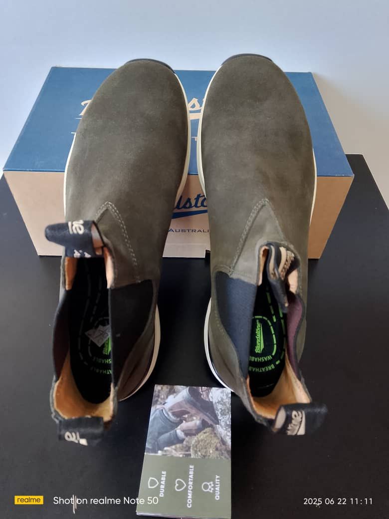 Blundstone Bootes Chelsea Blundstone/Dark Green Le Tg:43 Size US 10.5 / EU 43-44 - 12 Thumbnail