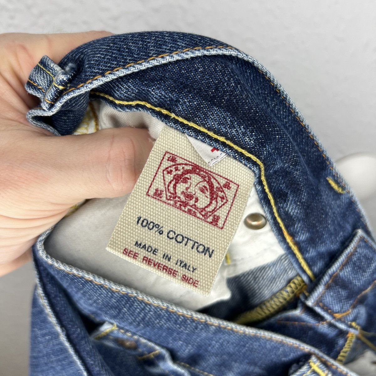 Evisu Evisu Denim Jeans Trousers Embroidered Seagull Logo Pants Size US 34 / EU 50 - 11 Thumbnail