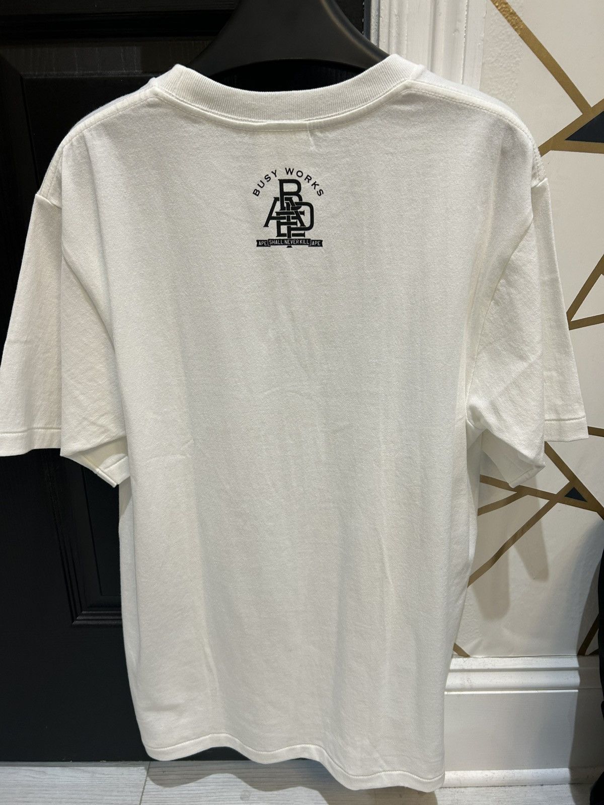 Bape A BATHING APE VARSITY FONT TEE Size US M / EU 48-50 / 2 - 2 Thumbnail