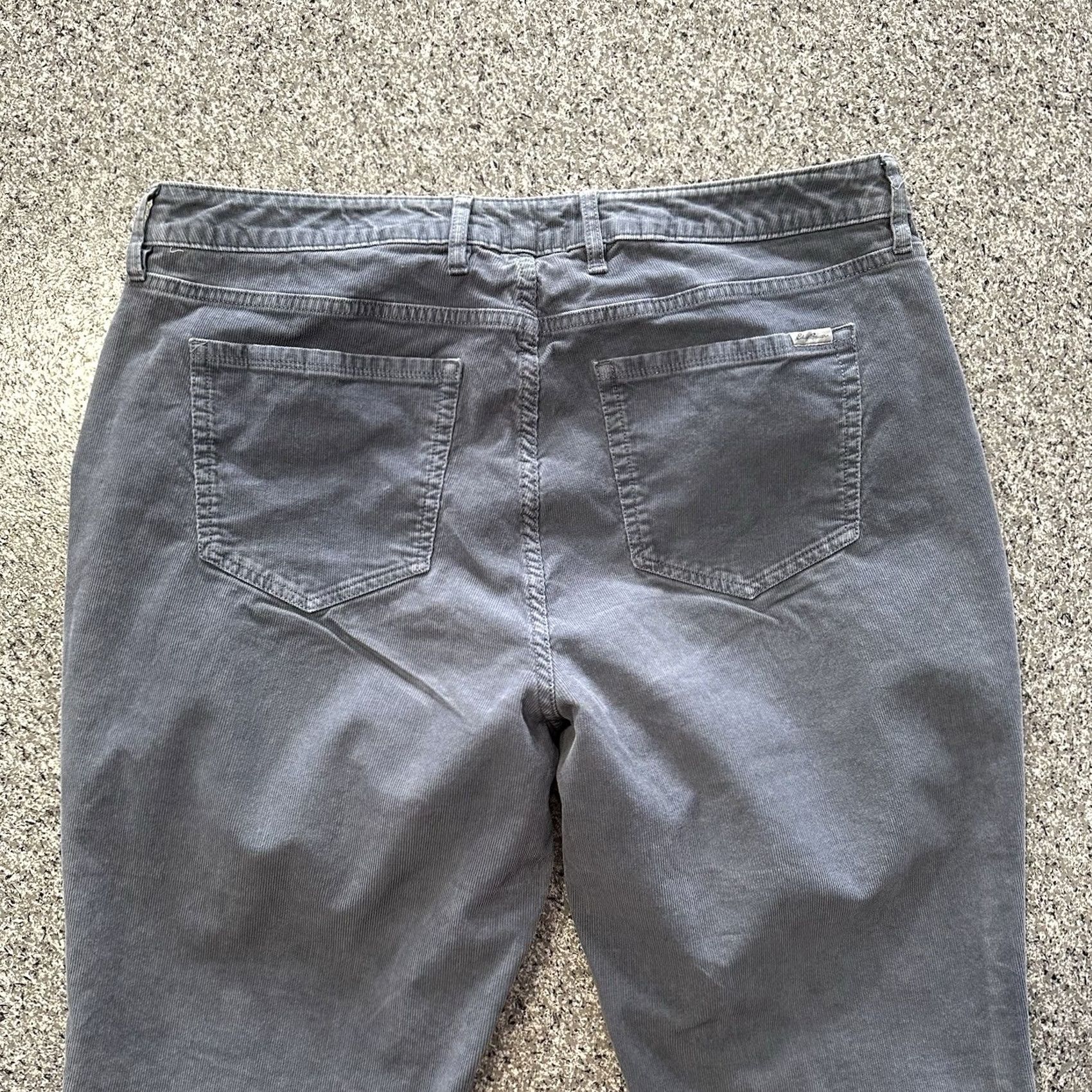 Eddie Bauer Eddie Bauer Pants Womens 16 Tall 36x34 Curvy Bootcut Corduroy Gray Stretch Size 16 Size 25" / US 0 / IT 36 - 5 Thumbnail