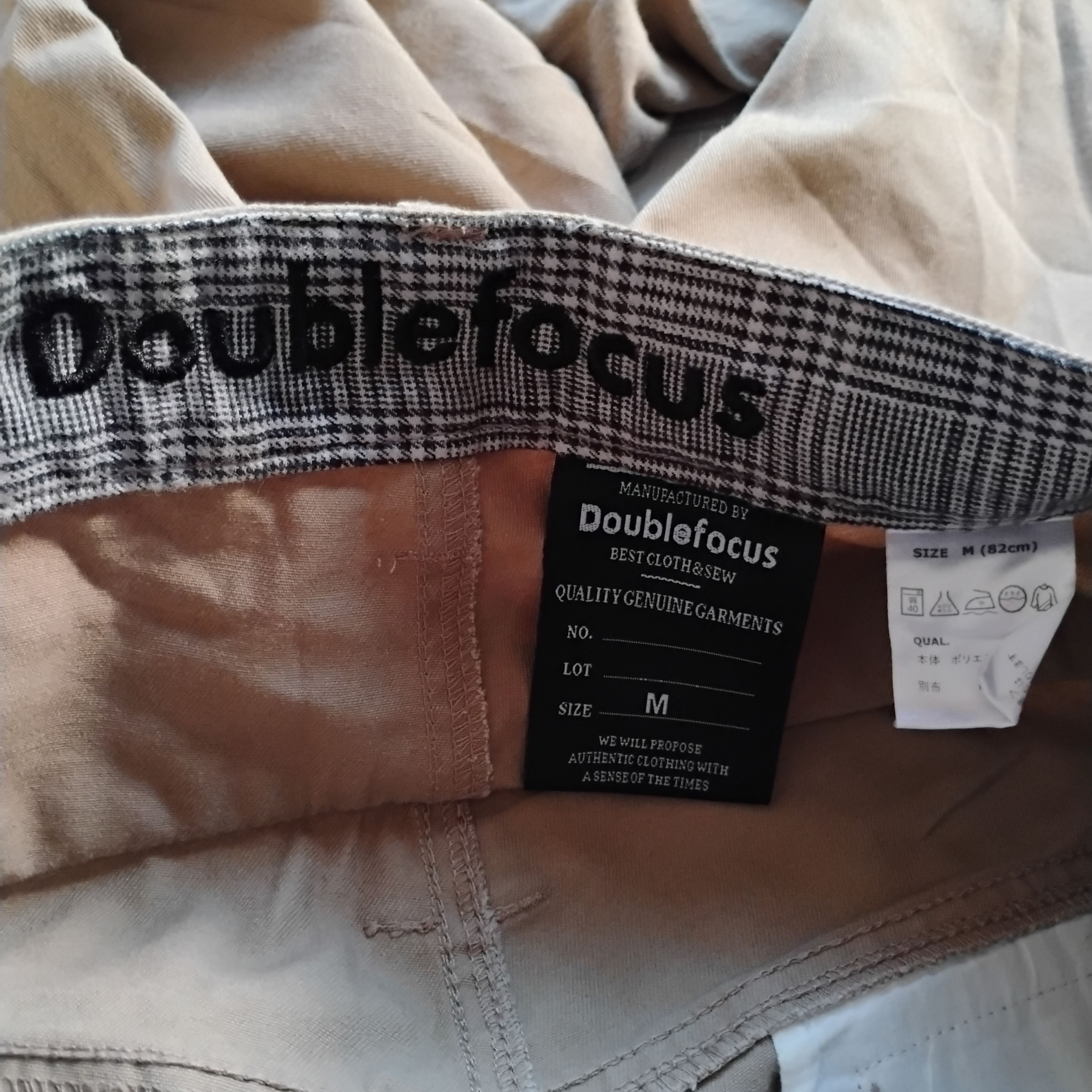 Japanese Brand Double Focus Double Waist Mutipocket Cargo Ruched Pants Size US 31 - 4 Thumbnail