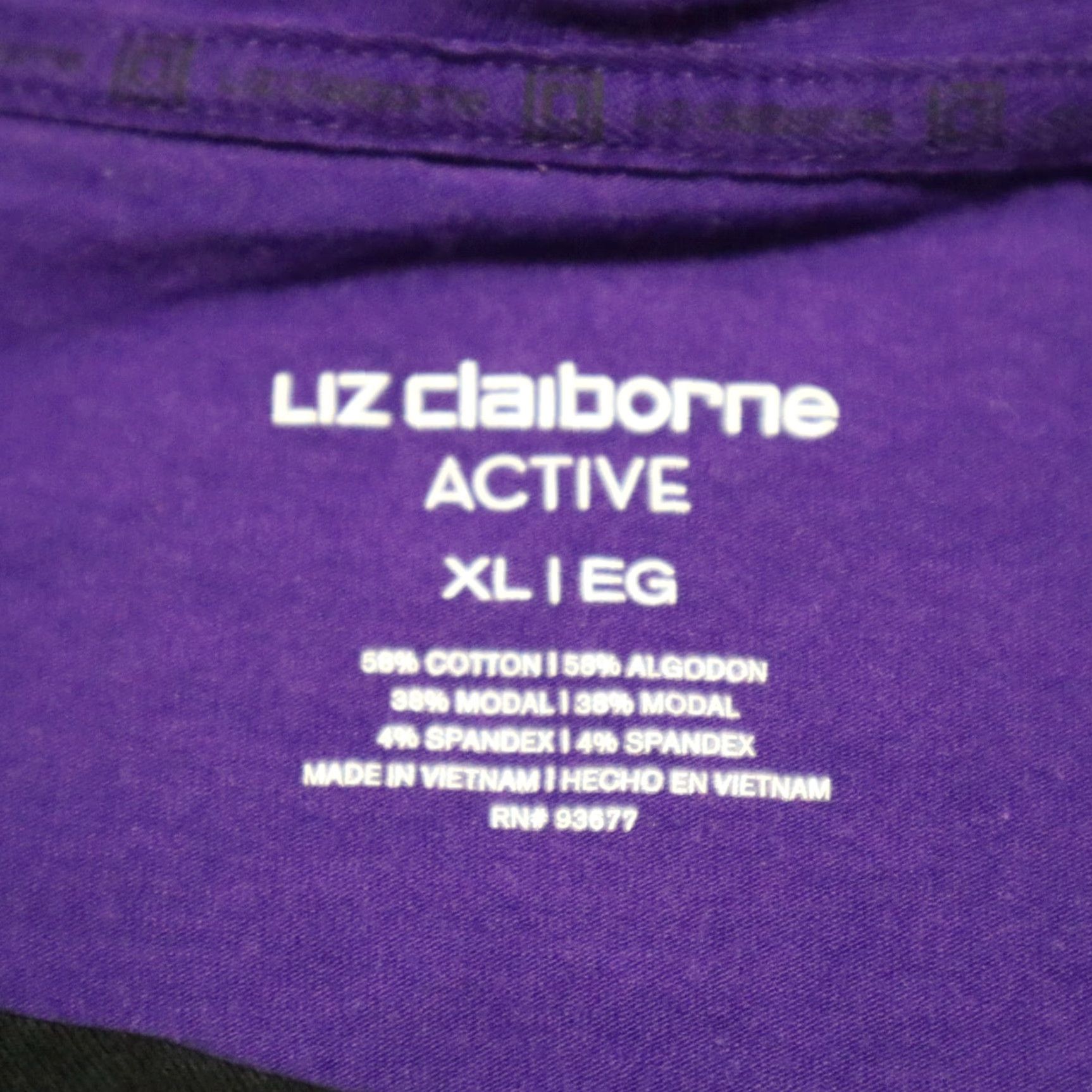 Liz Claiborne Liz Claiborne Shirt Women XL Purple Lightweight Turtle Neck Coat? Size XL / US 12-14 / IT 48-50 - 3 Thumbnail