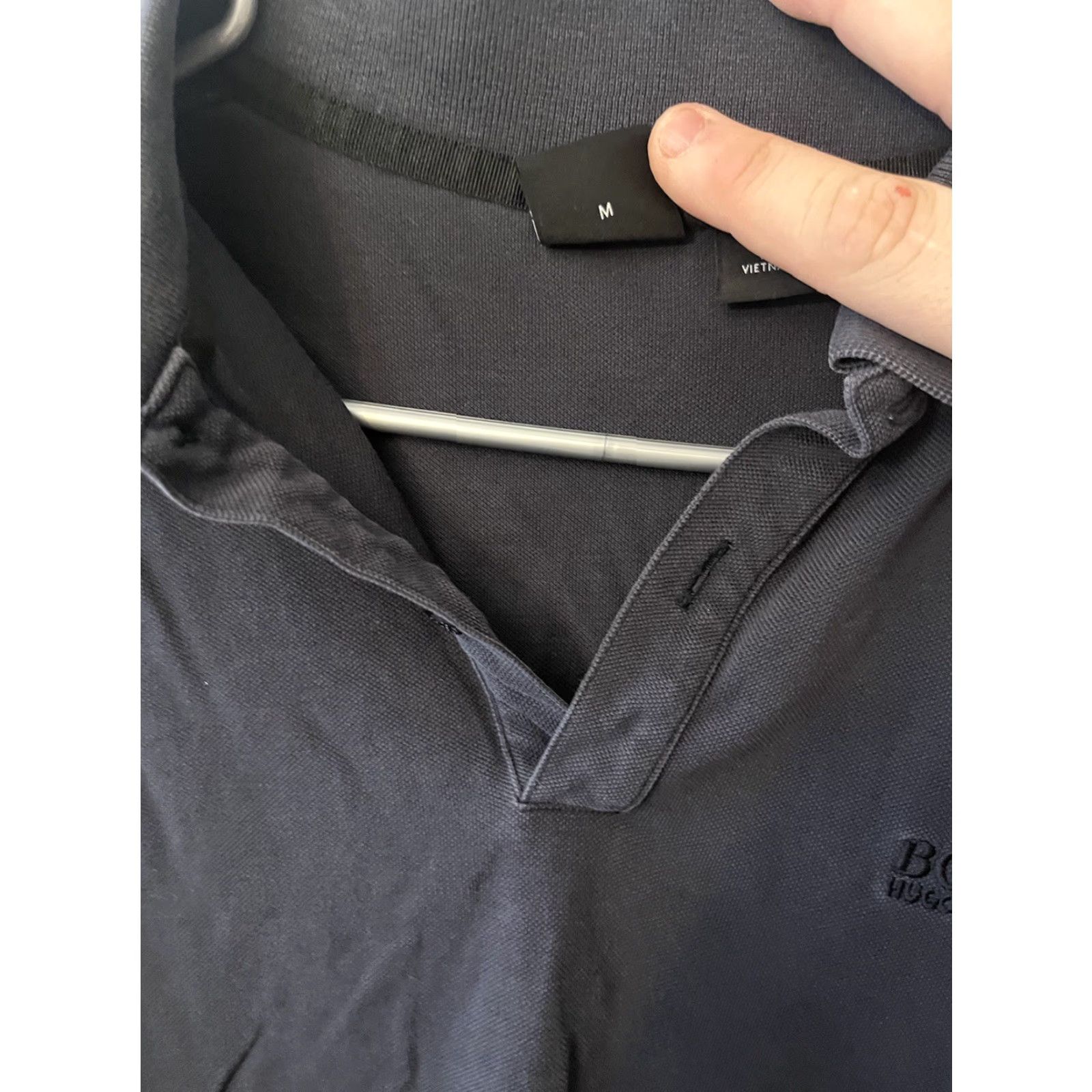 Hugo Boss HUGO BOSS Polo Shirt Mens M Regular Short Sleeve Blue Golf Casual Shirt Polo Size US M / EU 48-50 / 2 - 4 Thumbnail