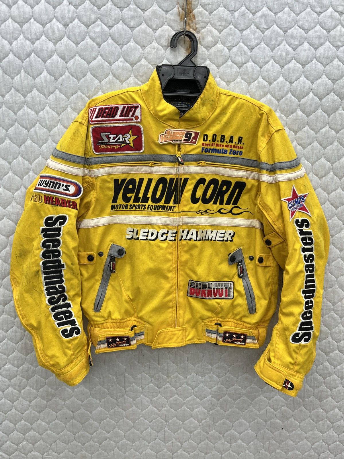 YELLOW CORN 🔥🔥🔥STEALS YELLOW CORN SLEDGE HAMMER RACING JACKET | Grailed