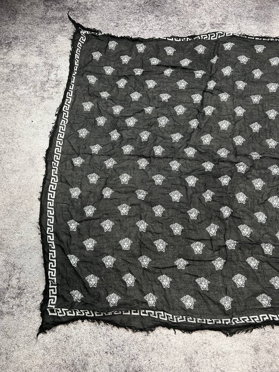 Versace Versace Monogram 100% Silk Scarf Size ONE SIZE - 6 Thumbnail