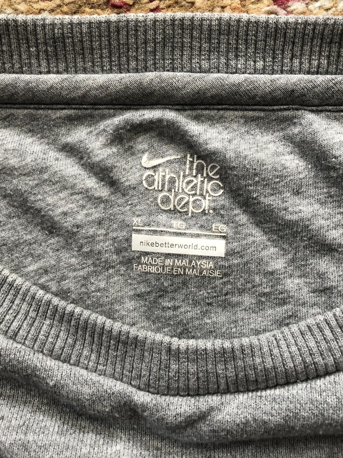 Nike × Vintage 🦈 NIKE RETRO SWEATSHIRT ATHLETIC DEPARTMENT BIG CENTRAL LOGO Size US XL / EU 56 / 4 - 3 Thumbnail