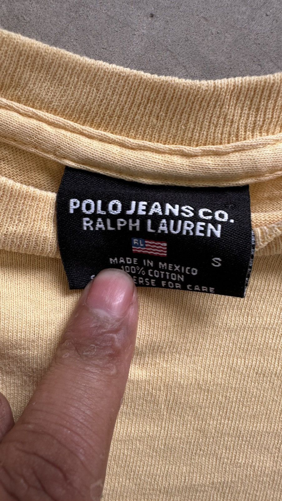 Polo Ralph Lauren VINTAGE POLO JEANS COMPANY POLO RL MEXICO TEE Size US M / EU 48-50 / 2 - 4 Thumbnail
