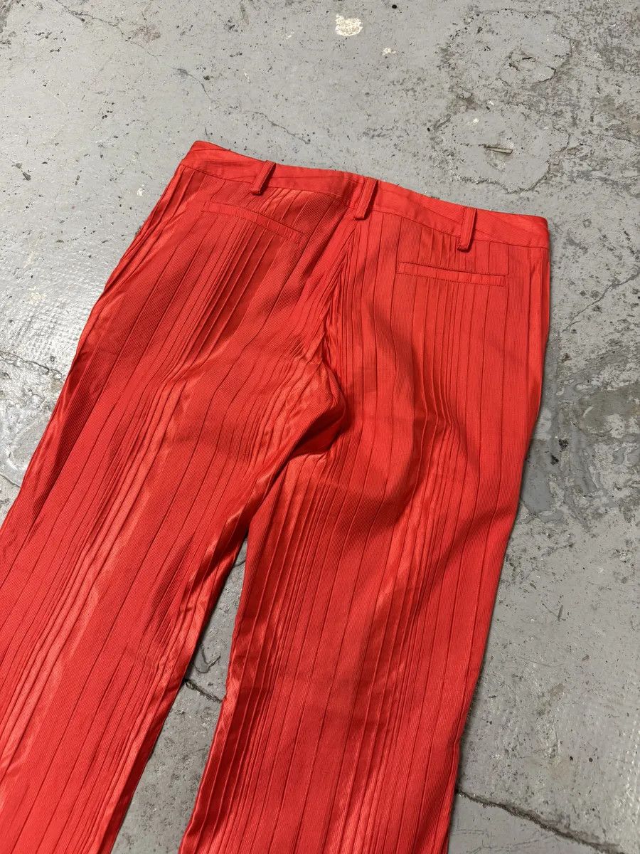Just Cavalli SS2007 Cavalli Red Pleats Pants Size 27" / US 4 / IT 40 - 5 Thumbnail