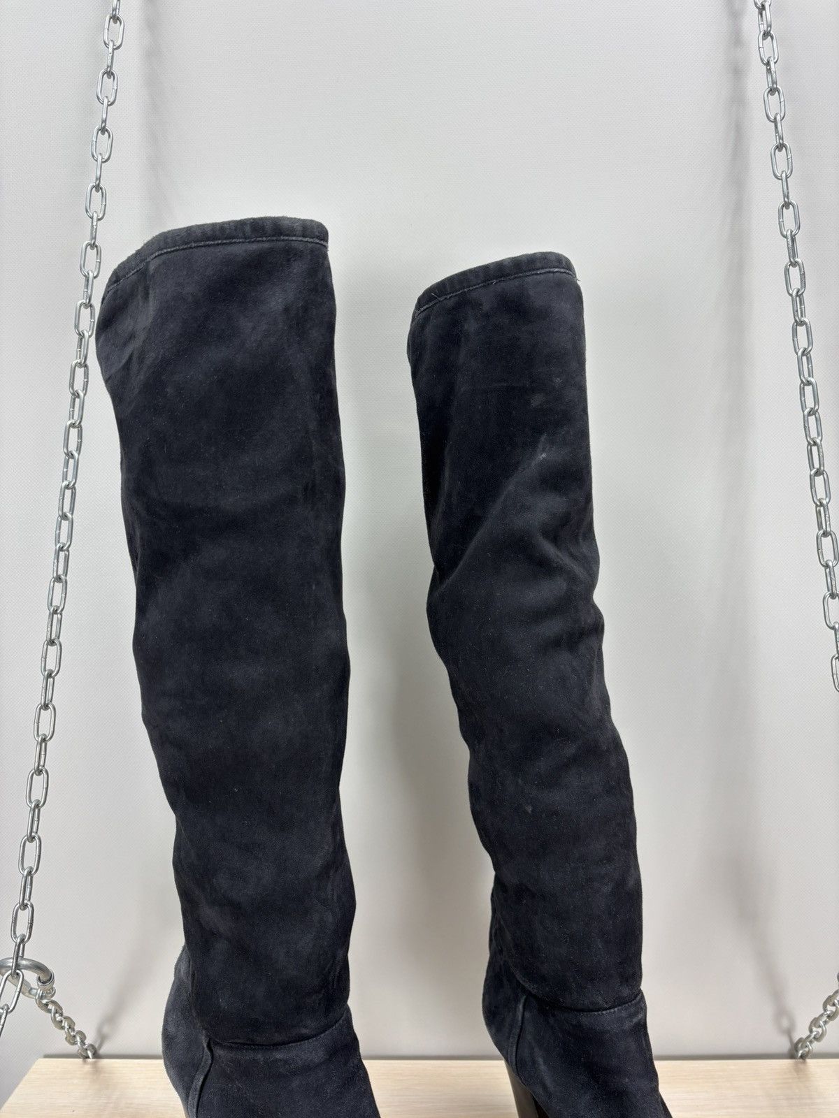 Loro Piana Womens heels boots Loro Piana Size 36 Color Blue Size US 6 / IT 36 - 2 Thumbnail