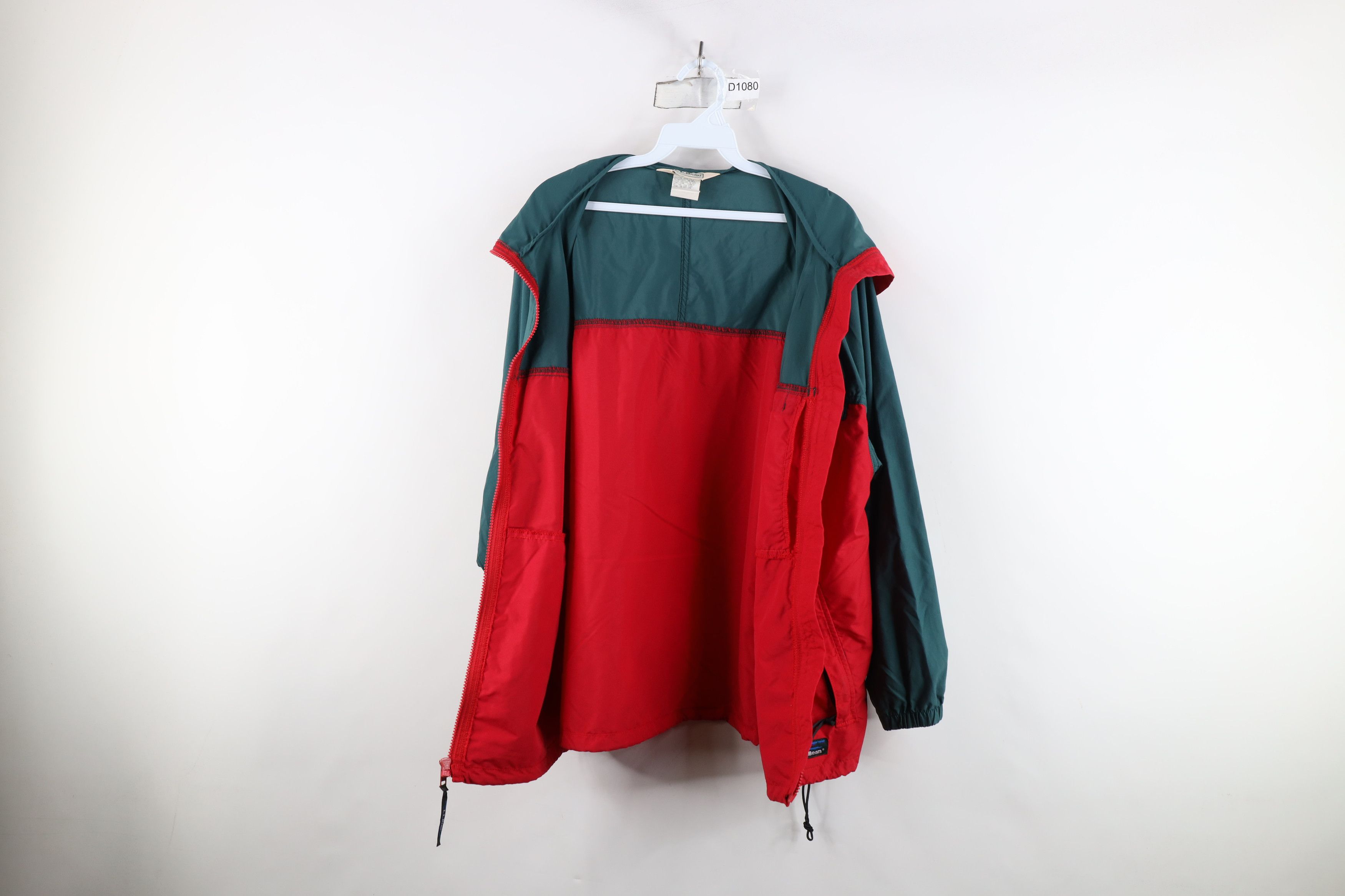 L.L. Bean × Vintage Vintage 90s LL Bean Block Hooded Windbreaker Jacket USA Size M / US 6-8 / IT 42-44 - 11 Thumbnail