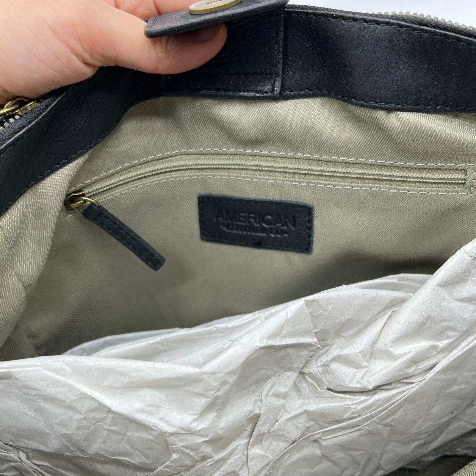 Other American Leather Co. Taylor Triple Entry Satchel Black Size ONE SIZE - 12 Thumbnail