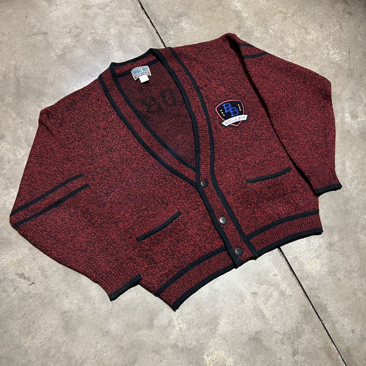 Vintage Vintage 90s Bugle Boy Global Challenge Sweater Cardigan Size US L / EU 52-54 / 3 - 6 Thumbnail