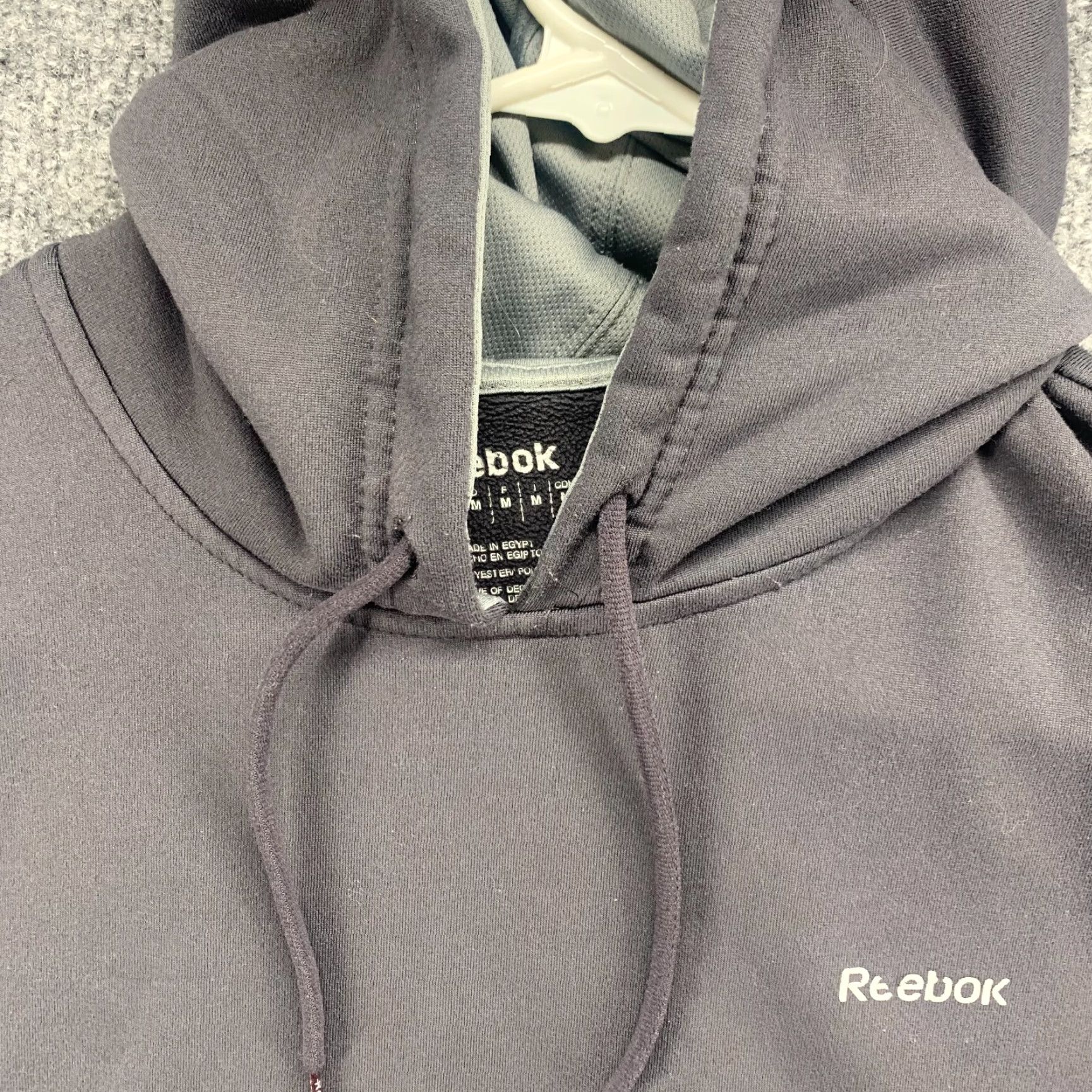 Reebok Reebok Hoodie Mens Medium Gray Pullover Active Drawstring Pocket Hooded Outdoor Size US M / EU 48-50 / 2 - 4 Thumbnail