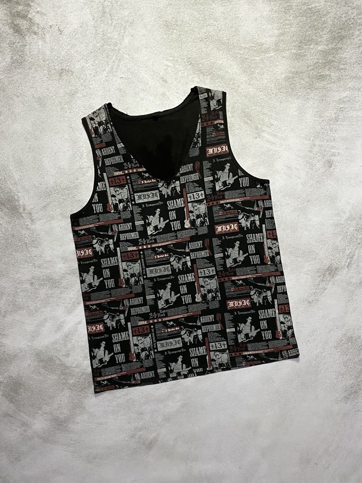 Hysteric Glamour Japanese Brand Punk Tank Top Size US L / EU 52-54 / 3 - 4 Thumbnail