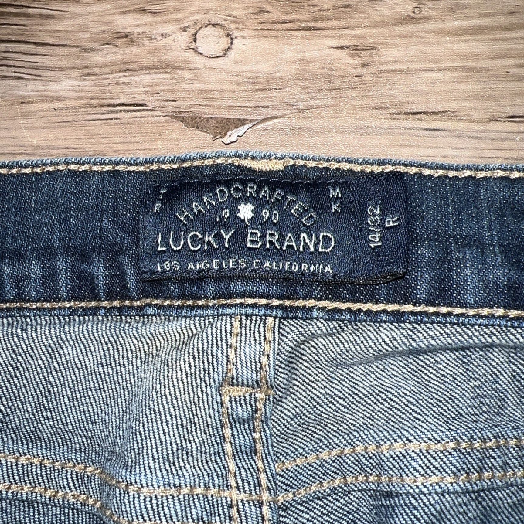 Lucky Brand VINTAGE Lucky Brand Sofia Boot Jeans Womens Size 14/32 Blue Size 36" / US 14 / IT 50 - 5 Thumbnail