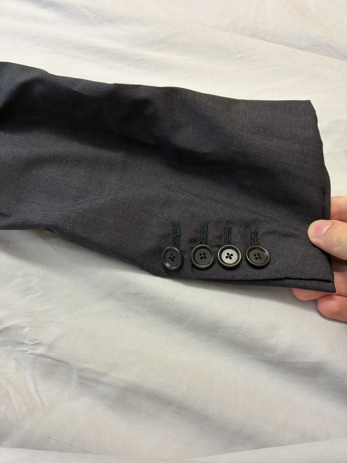 Cesare Attolini Cesare attolini dark grey wool blazer uk 38 it 48 Size 38R - 6 Thumbnail