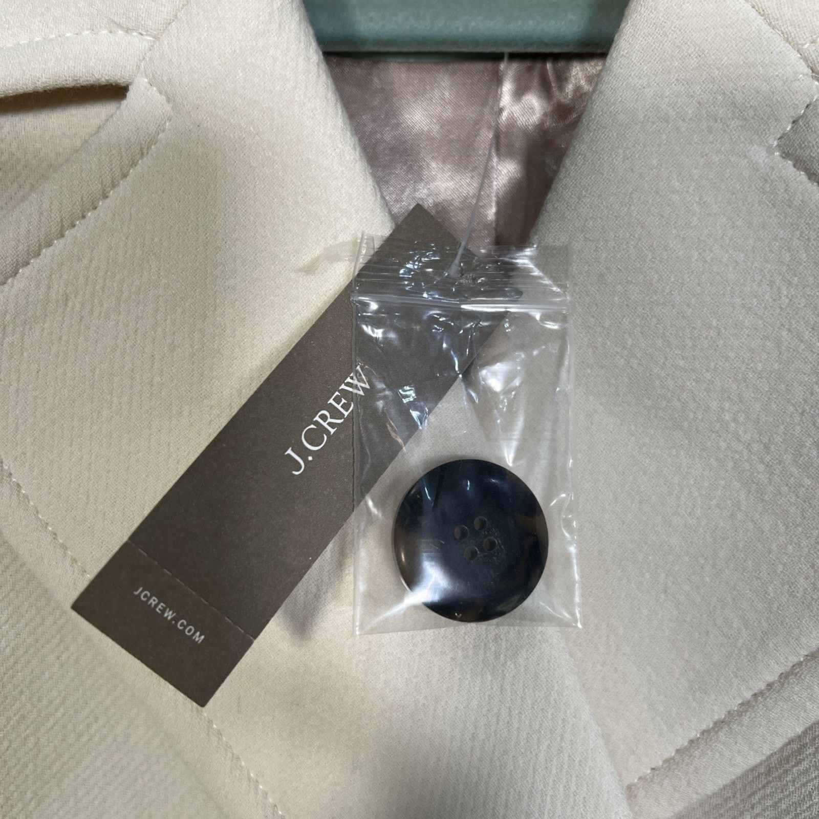 J.Crew Double-breasted lady coat in Italian double-cloth wool Sz 16 Size XXL / US 16-18 / IT 52-54 - 4 Thumbnail