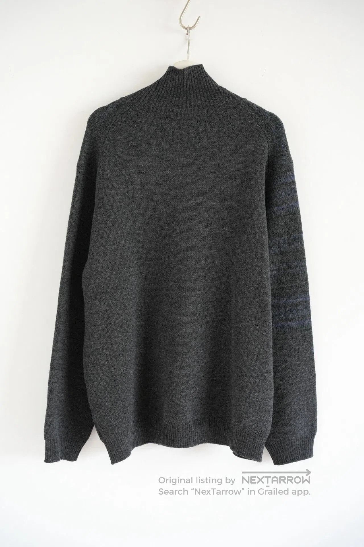 Yohji Yamamoto yohji yamamoto striped turtleneck sweater. Size US L / EU 52-54 / 3 - 2 Thumbnail