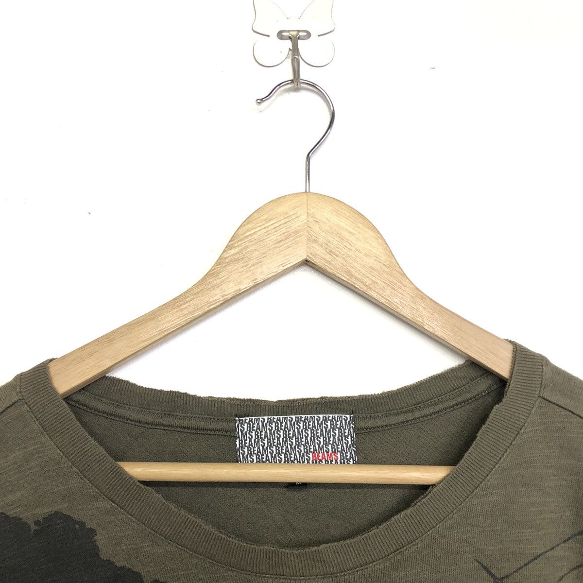 Beams Japan BEAMS JIMI HENDRIX ILLUSTRATION DISSTRESS DESIGN SWEATSHIRT Size US M / EU 48-50 / 2 - 11 Thumbnail