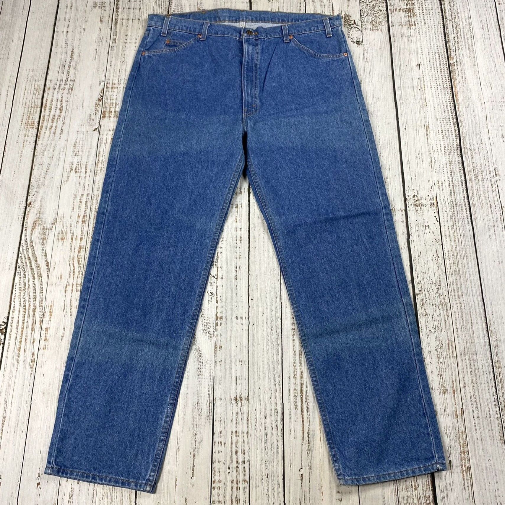 Levi's VINTAGE Levi's 505 Jeans Men 42x32 Light Wash 80s Deadstock Straight Fit Denim Mid Rise Size US 42 / EU 58 - 7 Thumbnail