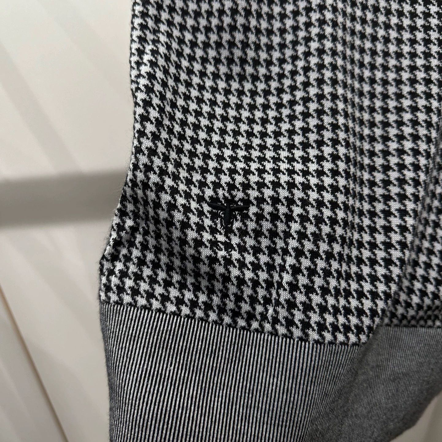 Christian Dior Monsieur Christian Dior mar208 Houndstooth Bee Cashmere SS 38 Size S / US 4 / IT 40 - 6 Thumbnail
